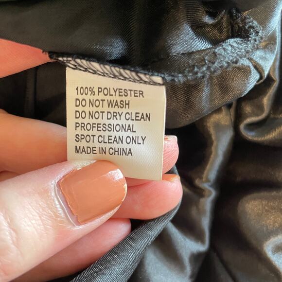 Mac Duggal Floral Print Flutter Sleeve A Line Dress Gown Black 11266 Size 6 New - Picture 16 of 16